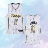 NO 11 Kyrie Irving Camiseta Brooklyn Nets Christmas Blanco