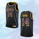 NO 14 Marc Gasol Camiseta Los Angeles Lakers Earned Negro 2020-21