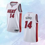 NO 14 Tyler Herro Camiseta Miami Heat Association Blanco 2021-22