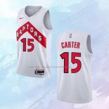 NO 15 Vince Carter Camiseta Toronto Raptors Association Blanco 2022-23