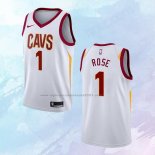 NO 1 Derrick Rose Camiseta Cleveland Cavaliers Association Blanco 2017-18