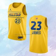 NO 23 LeBron James Camiseta Los Angeles Lakers All Star 2021 Oro