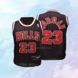 NO 23 Michael Jordan Camiseta Nino Chicago Bulls Negro