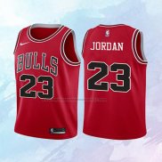 NO 23 Michael Jordan Camiseta Nino Chicago Bulls Rojo 2017-18