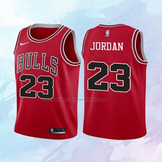 NO 23 Michael Jordan Camiseta Nino Chicago Bulls Rojo 2017-18