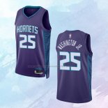 NO 25 P.J. Washington JR. Camiseta Charlotte Hornets Statement Violeta 2022-23