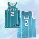 NO 2 LaMelo Ball Camiseta Charlotte Hornets Icon Autentico Verde 2020-21