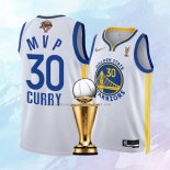 NO 30 Stephen Curry Camiseta Golden State Warriors MVP 2022 NBA Finals Blanco