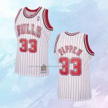 NO 33 Scottie Pippen Camiseta Chicago Bulls Hardwood Classics Reload Blanco