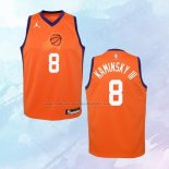 NO 8 Frank Kaminsky III Camiseta Nino Phoenix Suns Statement Naranja 2020-21