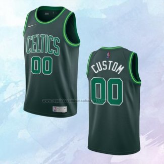 Camiseta Boston Celtics Personalizada Earned Verde 2020-21