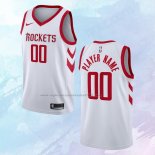 Camiseta Houston Rockets Personalizada Association Blanco