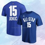 Camiseta Manga Corta All Star 2023 Nikola Jokic Azul