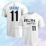 Camiseta Manga Corta Brooklyn Nets Kyrie Irving Ciudad 2022-23 Blanco