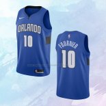 NO 10 Evan Fournier Camiseta Orlando Magic Statement Edition Azul