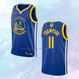 NO 11 Klay Thompson Camiseta Golden State Warriors Icon 2022 NBA Finals Azul