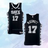NO 17 Doug Mcdermott Camiseta San Antonio Spurs Statement Negro 2022-23