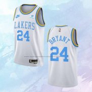NO 24 Kobe Bryant Camiseta Los Angeles Lakers Classic Blanco 2022-23