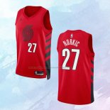 NO 27 Jusuf Nurkic Camiseta Portland Trail Blazers Statement Rojo 2022-23