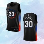 NO 30 Julius Randle Camiseta New York Knicks Ciudad Negro 2020-21
