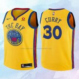 NO 30 Stephen Curry Camiseta Nino Golden State Warriors Ciudad Amarillo