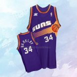 NO 34 Charles Barkley Camiseta Phoenix Suns Retro Violeta