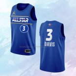 NO 3 Anthony Davis Camiseta Los Angeles Lakers All Star 2021 Azul