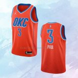 NO 3 Chris Paul Camiseta Oklahoma City Thunder Statement Naranja 2021