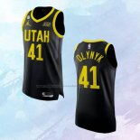 NO 41 Kelly Olynyk Camiseta Utah Jazz Statement Autentico Negro 2022-23