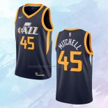 NO 45 Donovan Mitchell Camiseta Utah Jazz Icon Azul 2020-21