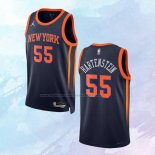 NO 55 Isaiah Hartenstein Camiseta New York Knicks Statement Negro 2022-23