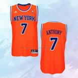 NO 7 Carmelo Anthony Camiseta New York Knicks Naranja