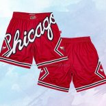 Pantalone Mitchell & Ness Chicago Bulls Rojo