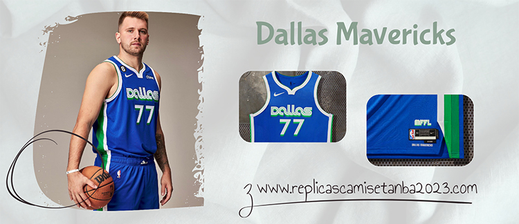 Camiseta Dallas Mavericks Replicas 2023