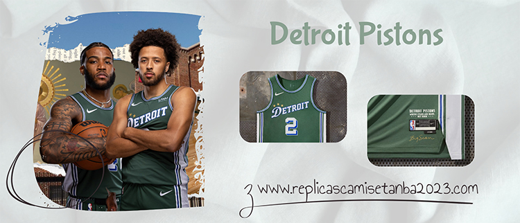 Camiseta Detroit Pistons Replicas 2023