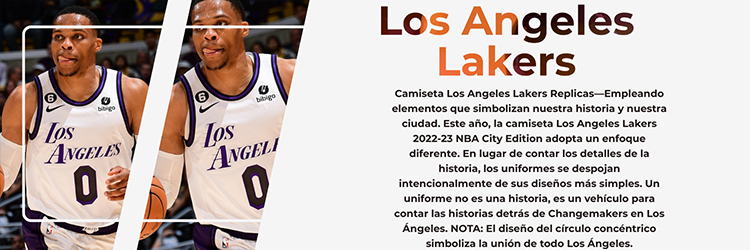 Camiseta Los Angeles Lakers Replicas 2023