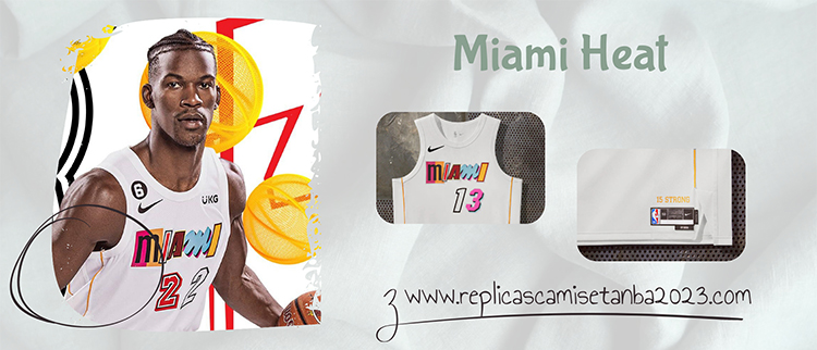 Camiseta Miami Heat Replicas 2023