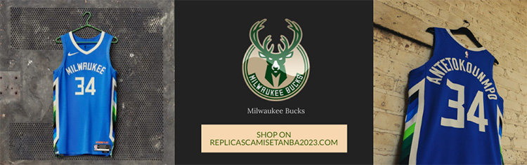 Camiseta Milwaukee Bucks Replicas